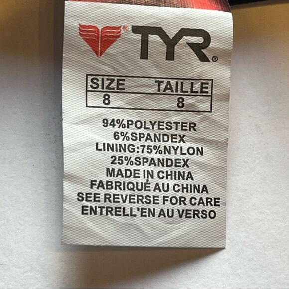 TYR Women's Royal Blue One Piece Swimwear Size 8 - Picture 3 of 10